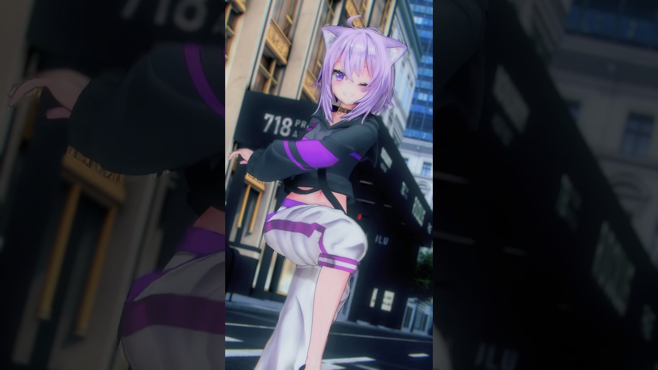 Go Wild を踊る猫又おかゆ【ホロライブ MMD】