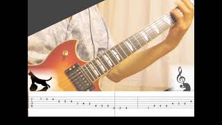 【TAB譜】高中正義「TROPIC BIRDS」~Repost with TAB score(Guitar solo cover)