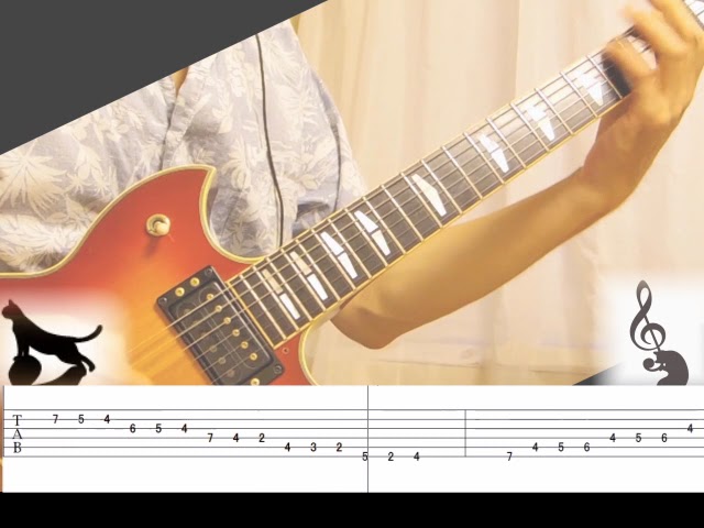 高中正義 ON Guitar TAB譜】高中正義「TROPIC BIRDS」~Repost with TAB score