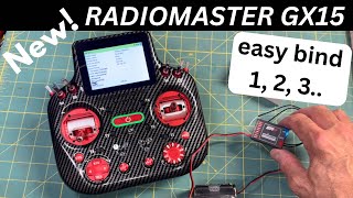 Bind your receiver, easy with RADIOMASTER GX15 for line of sight flyers