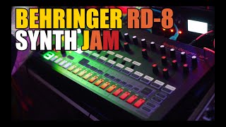 Synth Jam: Recording with the Behringer RD-8 (no talking)