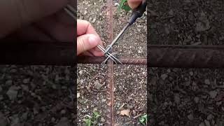 Binding Iron Rods with a Simple Device #simpletools #lifehacks #diy #tinytools #ifttt #cooltools