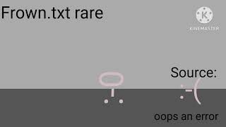 Something Went Wrong Island Frown.txt Rare