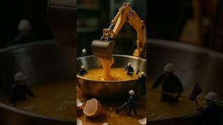 employee is creating a food project