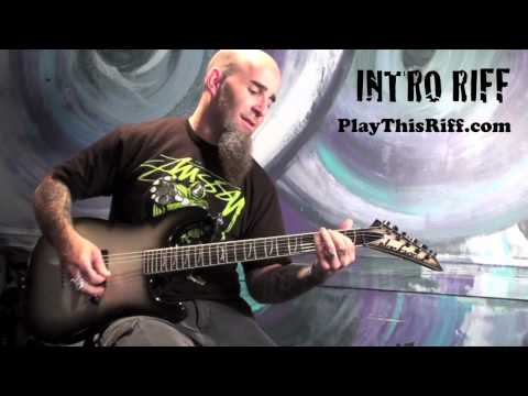 ANTHRAX "I Am The Law" Guitar Lesson for PlayThisRiff