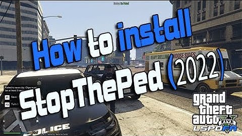 How to install Stop The Ped 2022