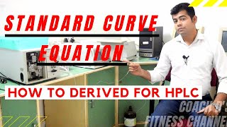 STANDARD CURVE EQUATION I FOR HPLC I HINDI