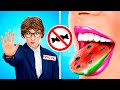 🍉HOW TO SNEAK FOOD INTO SCHOOL 📚 Cool Sneaking Tricks and Funny Moments by 123 GO!