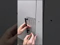 Installing cabinet handles — clean, precise, and satisfying 🔩✨ #cabinethandles #kitchendesign #diy