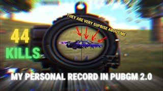 I HAVE 44 KILLS IN ONE MATCH| MY NEW RECORD IN PUBGM 2.0| Minh Ú PUBG