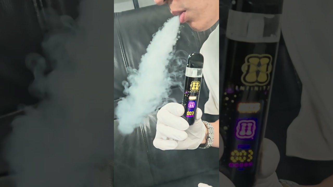 Hitz Infinity Disposable Empty Vape Pen 2g Led Screen Blue Edition Ceramic Post USA STOCK