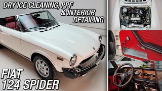 ORIGINAL OWNER 1978 Fiat 124 Spider Dry Ice Cleaning & PPF