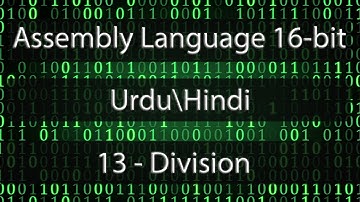 Division In Assembly | Assembly Language 16-bit | Urdu/Hindi