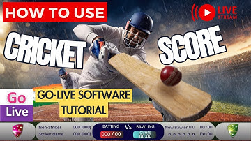 Automatic Live Cricket Score On Your Camera Switcher Mixer video Output | Cricket Scoring system