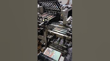 paper folding machine #bookbinding #trending #machine #shortvideo