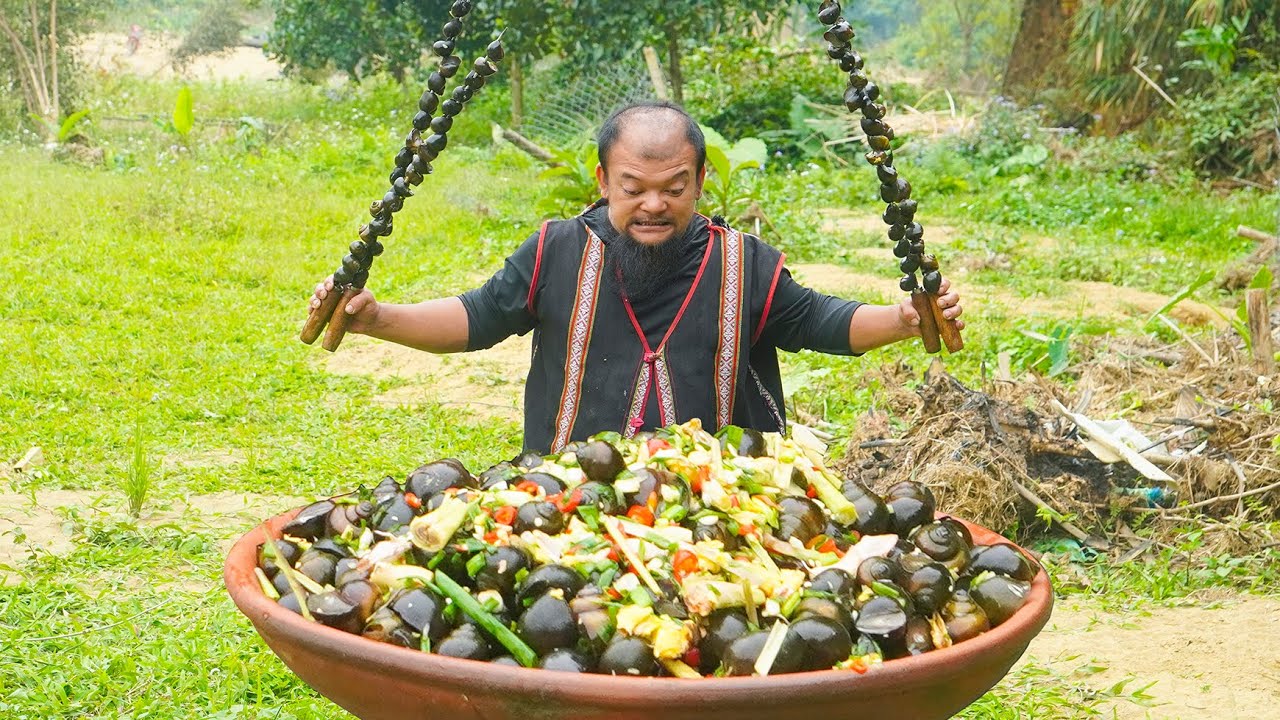 Delicious Dishes Made From Forest Snails - The Best Recipe For Boiling Snails - Dwarf Food