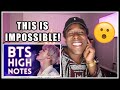 IMPOSSIBLE 'BTS High Notes & Falsettos' [Live] REACTION