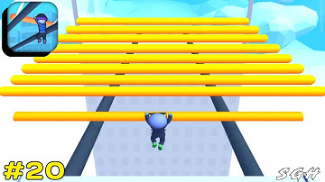 Roof Rails - Gameplay Walkthrough (Android, iOS) Part 20 | Level 200 - 207