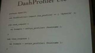 Tim Bunce: DashProfiler