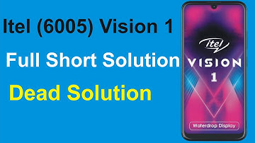itel Vision 1 Full Short Solution || itel L6005 Dead Solution