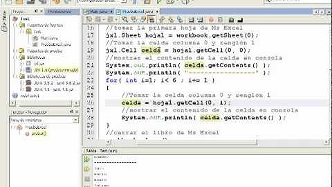 Oracle Netbeans: JAVA mostrando contenido de Ms Excel