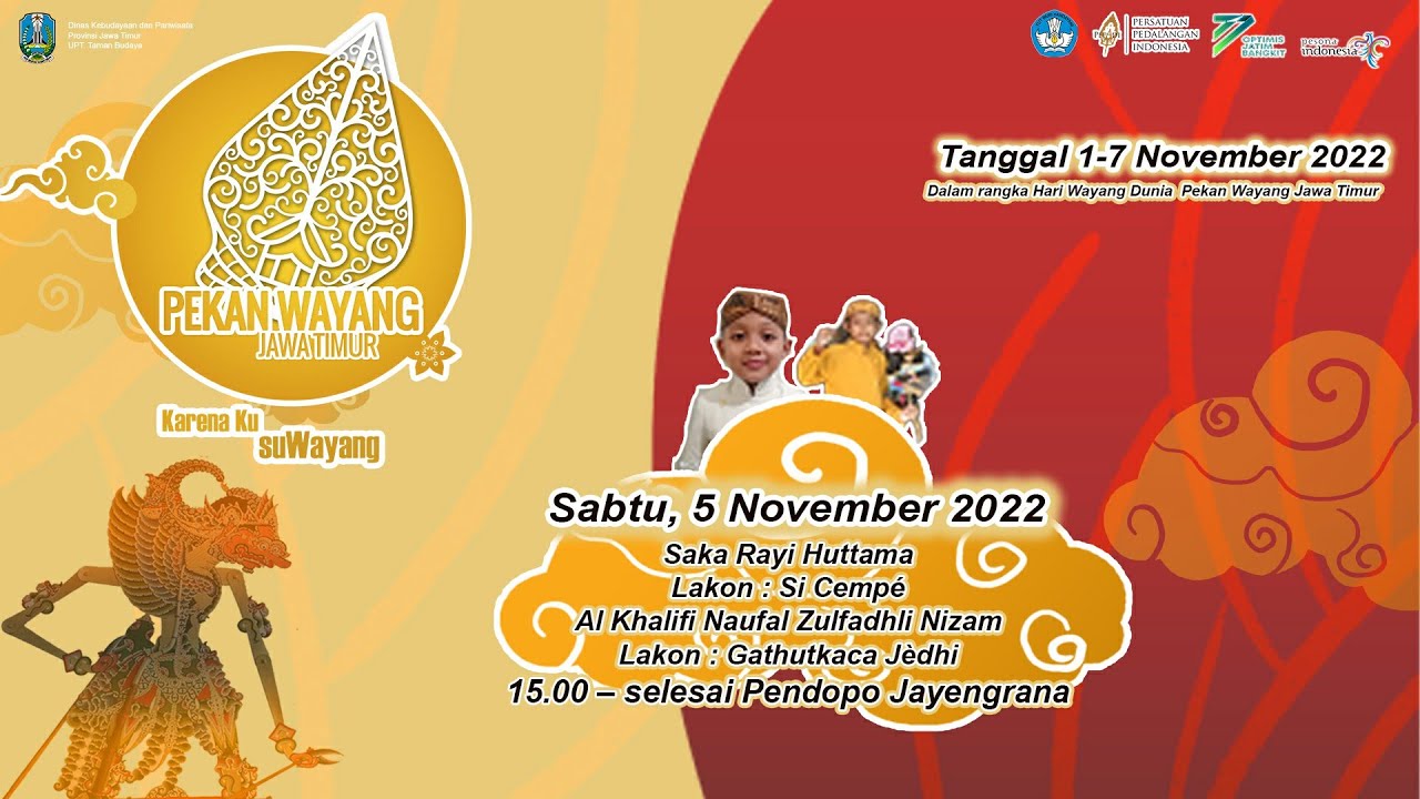 Pekan wayang Jawa Timur Wayang Anak Sarotama