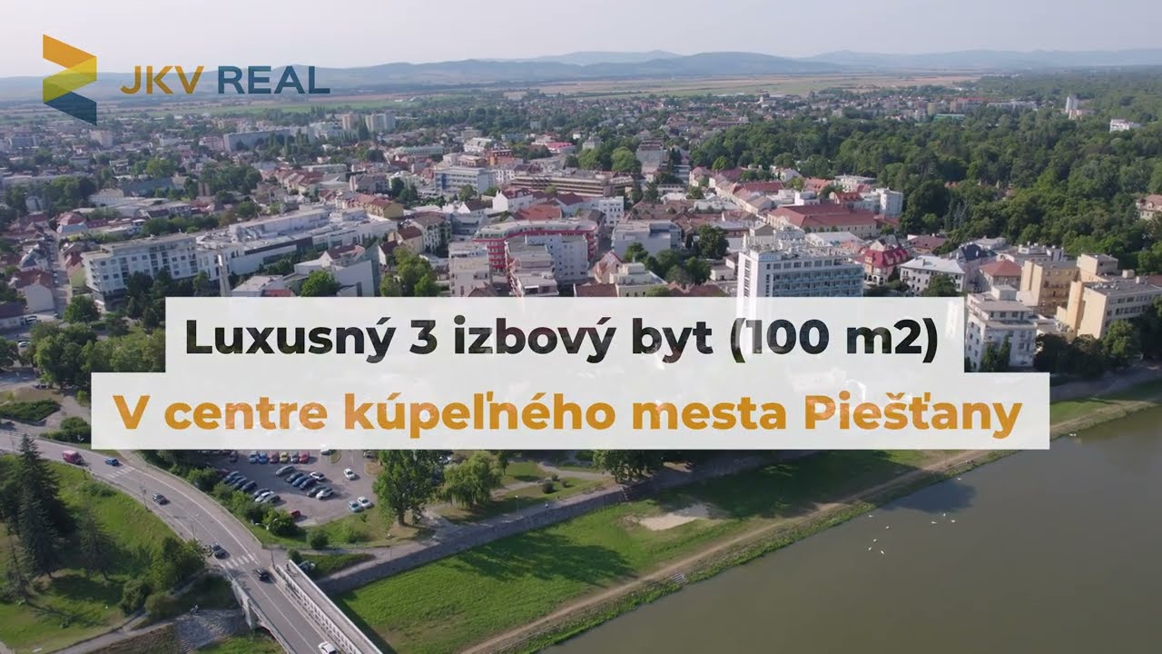 JKV REAL - Luxusný 3 izbový byt v centre Piešťan