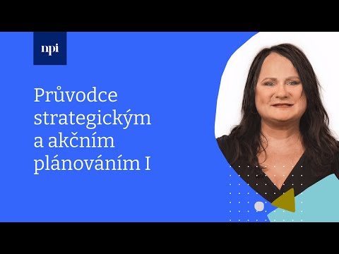 Průvodce strategickým a akčním plánováním I