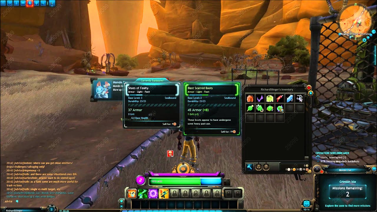 Wildstar:  Leveling in the 3-6 starter area