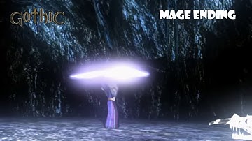 Gothic 2 - Extro - Mage ending cinematic - upscaled to 2k