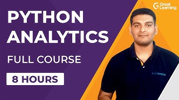 Python for Analytics Full Course for Beginners | Numpy, Pandas, Matplotlib, Seaborn | Great Learning