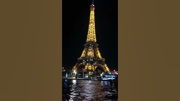 Eiffel Tower at Night, Paris France - Eiffel Tower Sparkling and Twinkling #shorts