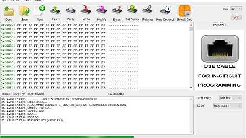 GromCalcTool, GPROG LITE SL, READ RENESAS H8SX BY JTAG