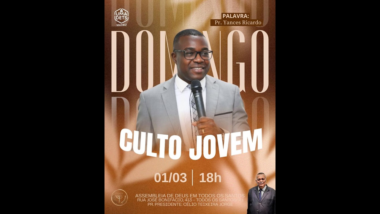 Culto Jovem - Pr. Yances Ricardo(01/03/2026)