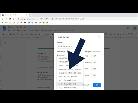 How to Change Google Docs Paper Size