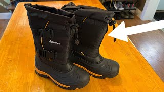 Mens Winter Work Boots Removable Liner Black Winter Boots