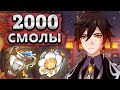 Просто фармлю сеты Фонтейна и ни на что не надеюсь - Фарм артефактов Genshin Impact