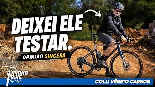CHAMEI UM AMIGO PARA TESTAR A GRAVEL VENETO CARBON E ELE NÃO ALIVIOU!