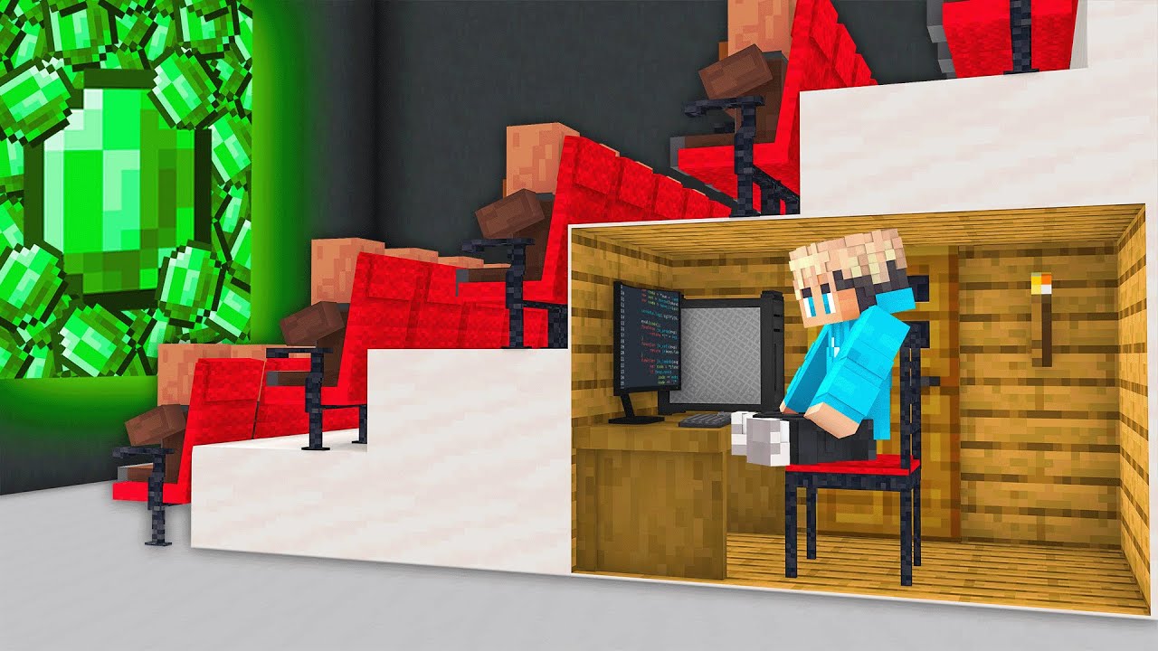 Ich BAUTE einen VERSTECKTEN GEHEIM RAUM im KINO um MEINE FREUNDE zu PRANKEN!