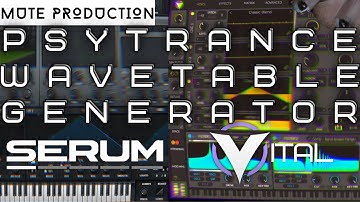 [Psytrance Tutorial] Generate Crazy Wavetables the lazy way!