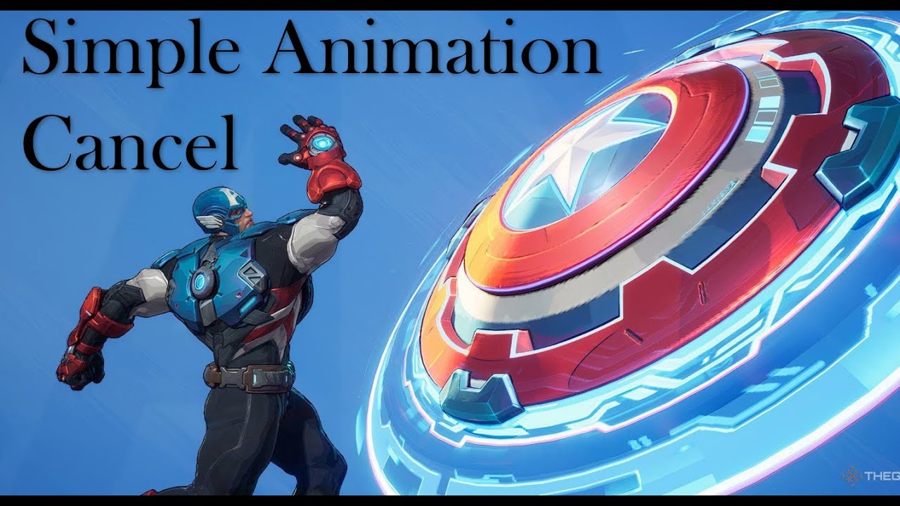 Captain America SIMPLE Animation Cancel (console)