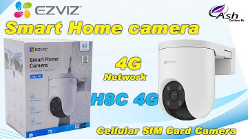 EZVIZ H8C 4G 2K Pan & Tilt Out Door Smart Camera #ashonlinelk #ASH #ASH_Online_lk #ash_online