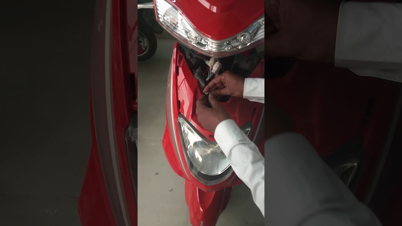 Installation electric scooter buzzer