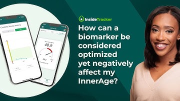 How can a biomarker be considered “optimized” yet still be negatively affected by InnerAge?