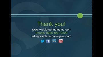 Analyzing Your Brand: Visible Demo