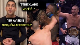 POATAN PROFETIZ0U, ASSIT4M! Alex Poatan REAGE a VITÓRIA de Strickland sobre Adesanya no UFC 293