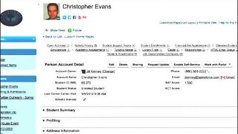 Enteprise CRM for higher Education from salesforce Video
