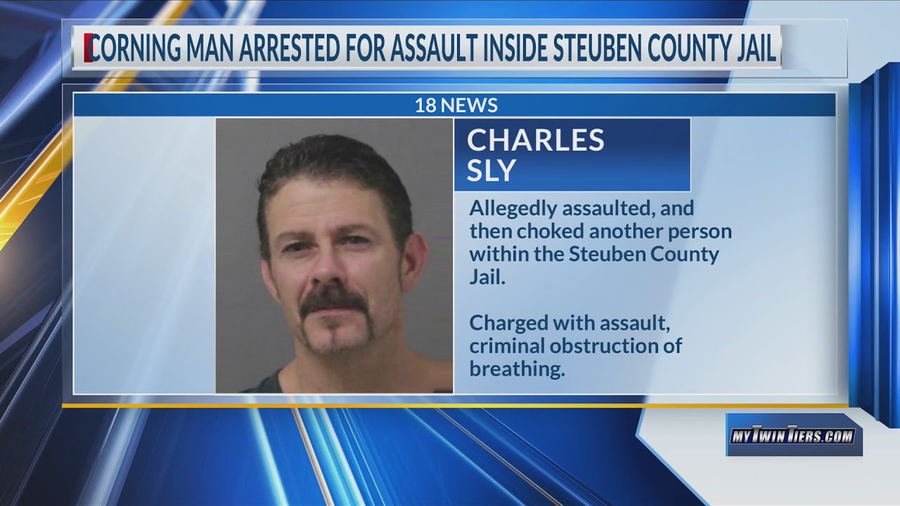 Corning man arrested for assault inside Steuben County Jail - YouTube
