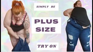 SSBBW TIGHT NEW JEANS RIPPED TRY ON FROM SIMPLY BE REVIEW VIDEO VLOG