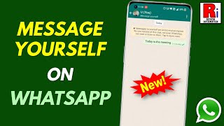 How to Message Yourself on WhatsApp (New Feature) screenshot 4